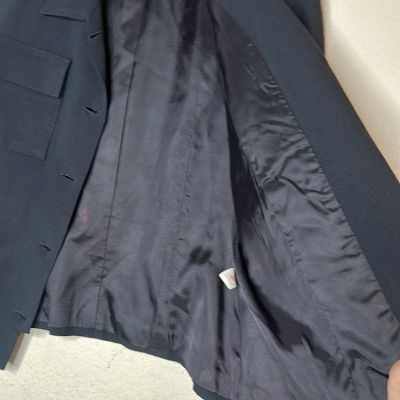 VTG 80’s Nicole Miller Tuxedo Blazer Black Sz 12 Union Made in the USA PRISTINE - Picture 9 of 9